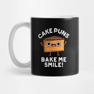 Cake Puns Bake Me Smile Cute Baking Pun Mug